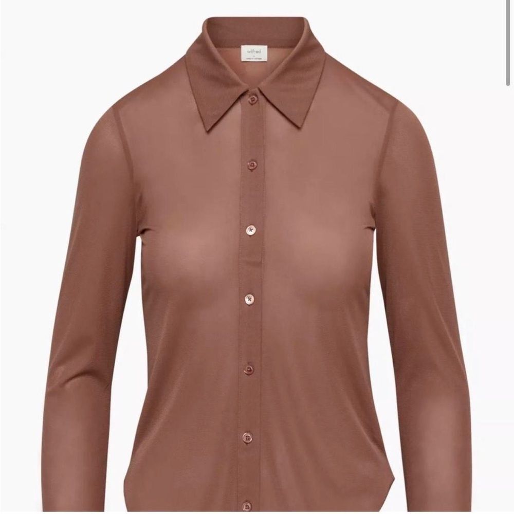 Aritzia Wilfred Pose Hip Longsleeve